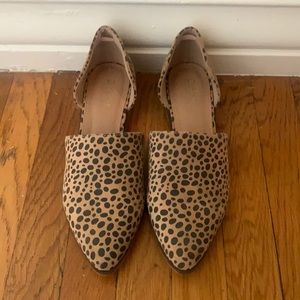 Leopard flats - never worn!
